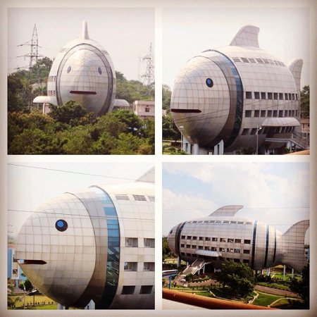 Здание Национального совета по развитию рыбного хозяйства в Хайдарабаде, Индия