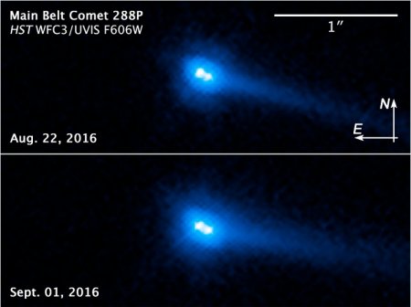 Обнаружен уникальный двойной астероид с чертами кометы