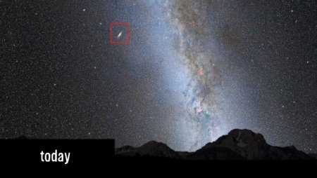 Столкновение Млечного Пути с галактикой Андромеды