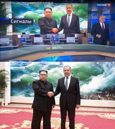 В программе Киселева прифотошопили улыбку Ким Чен Ыну