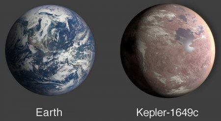 Обнаруженная NASA экзопланета Kepler-1649c очень похожа на Землю