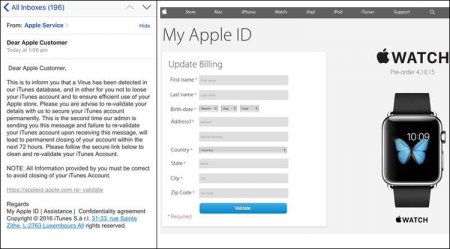 Киберпреступники вымогают персональные данные у пользователей Apple iTunes