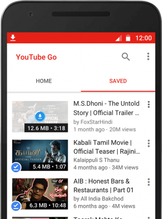 Google представила сервис для офлайн-просмотра видео YouTube Go