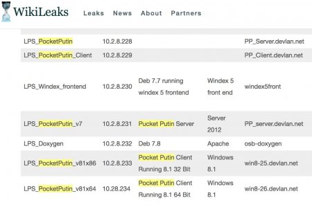 WikiLeaks сообщила о серверах ЦРУ для прослушки под названием PocketPutin