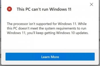 Приложение Microsoft PC Health Check теперь показывает причину несовместимости компьютера с Windows 11