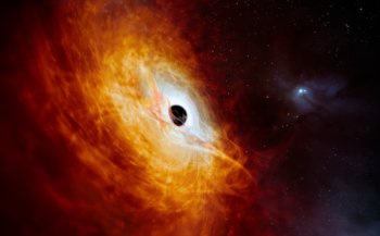 Обнаружена самая яркая и быстрорастущая чёрная дыра — в день она поглощает массу Солнца
